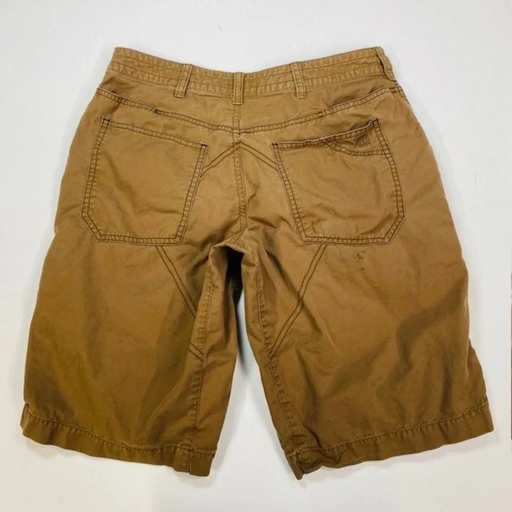 5.11 Tactical Series Men Brown Cotton Canvas Cargo Shorts Size 30 Coyote Utility
